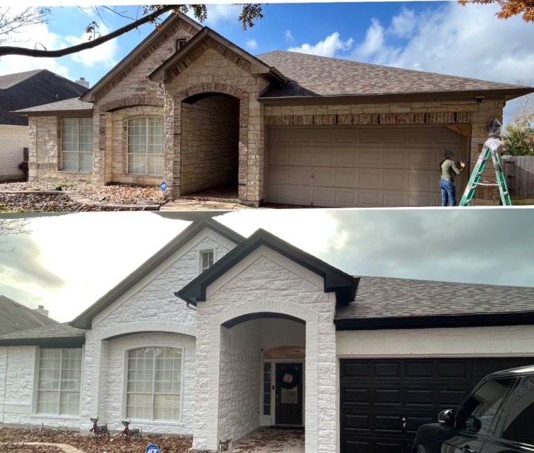 Modern Stone Home Paint Update